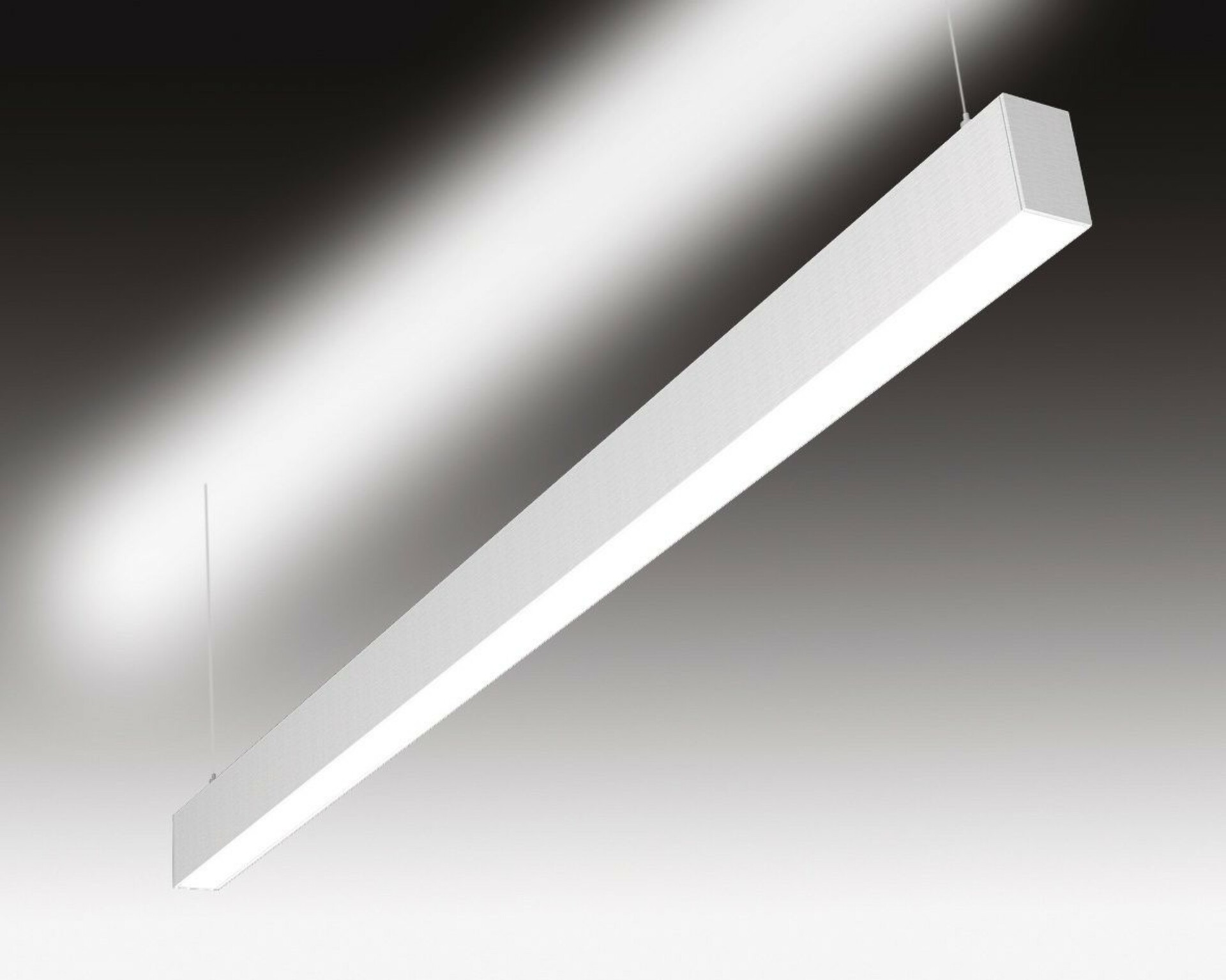 SEC Závěsné LED svítidlo přímé a nepřímé osvětlení WEGA-MODULE2-FAA-DIM-DALI, 25 W, eloxovaný AL, 851 x 50 x 79 mm, 4000 K, 3315 lm 320-B-452-01-00-SP