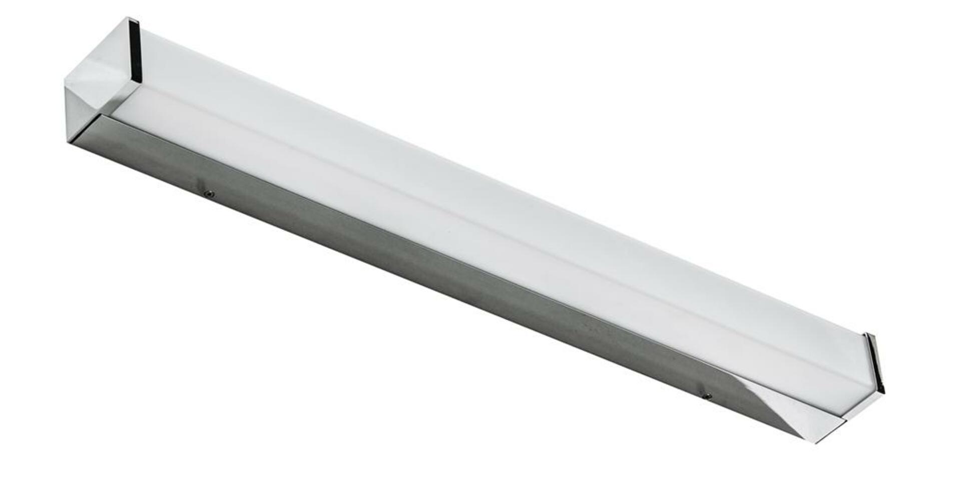 LED Koupelnové nástěnné svítidlo AZzardo Peter 120 4000 chrome AZ2090 24W 1640lm 4000K IP44 120cm chromové