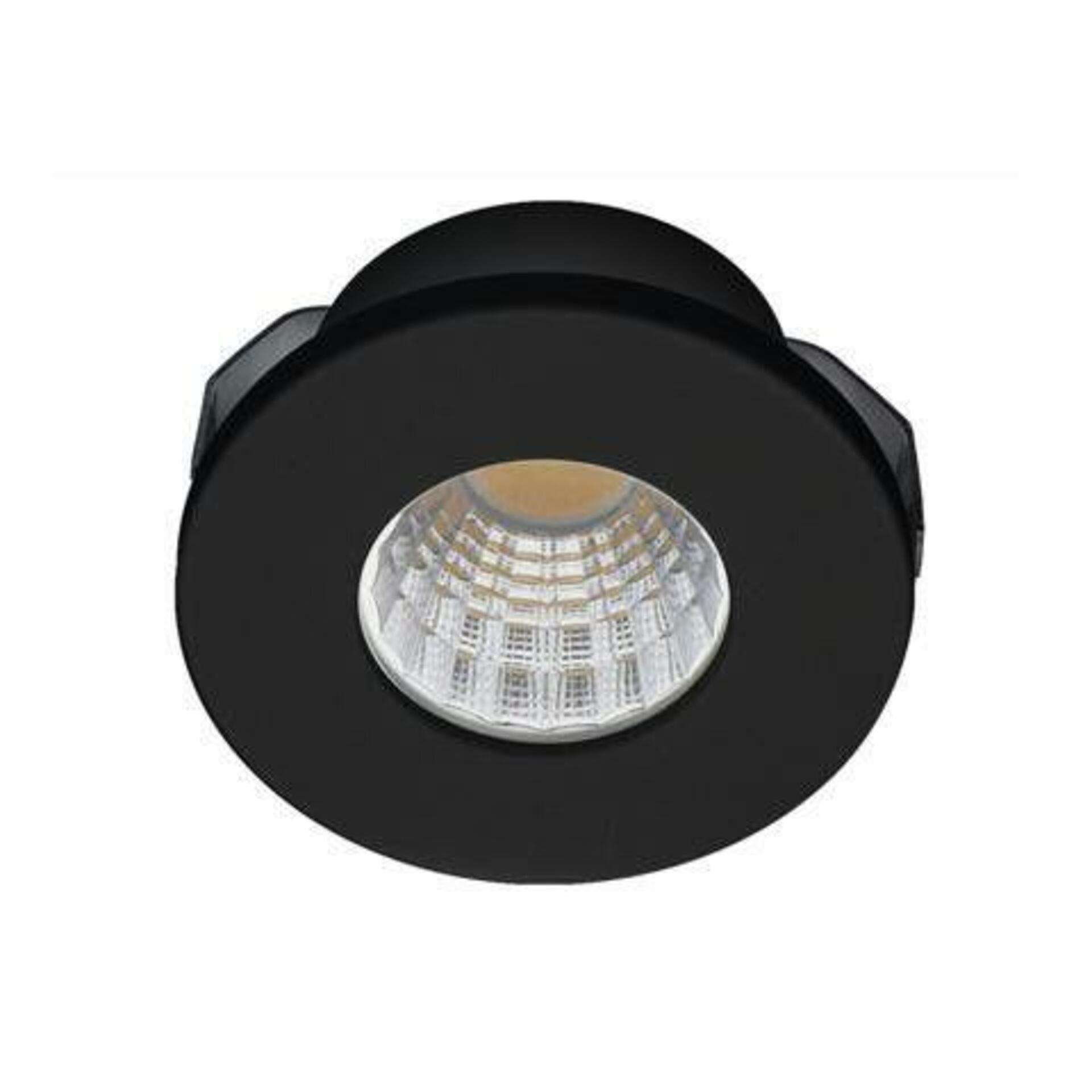 LED Stropní podhledové svítidlo AZzardo Fill 5W R 4000K black AZ3382 5W 425lm 4000K IP20 4,5cm kulaté černé