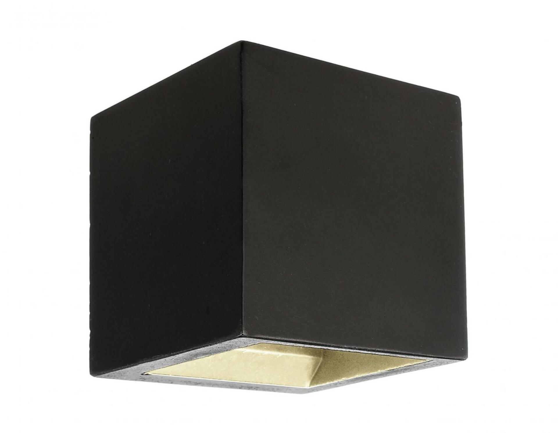 Light Impressions Deko-Light nástěnné přisazené svítidlo Mini Cube černá 220-240V AC/50-60Hz 4,00 W 3000 K 65 lm 80 bílá 620140