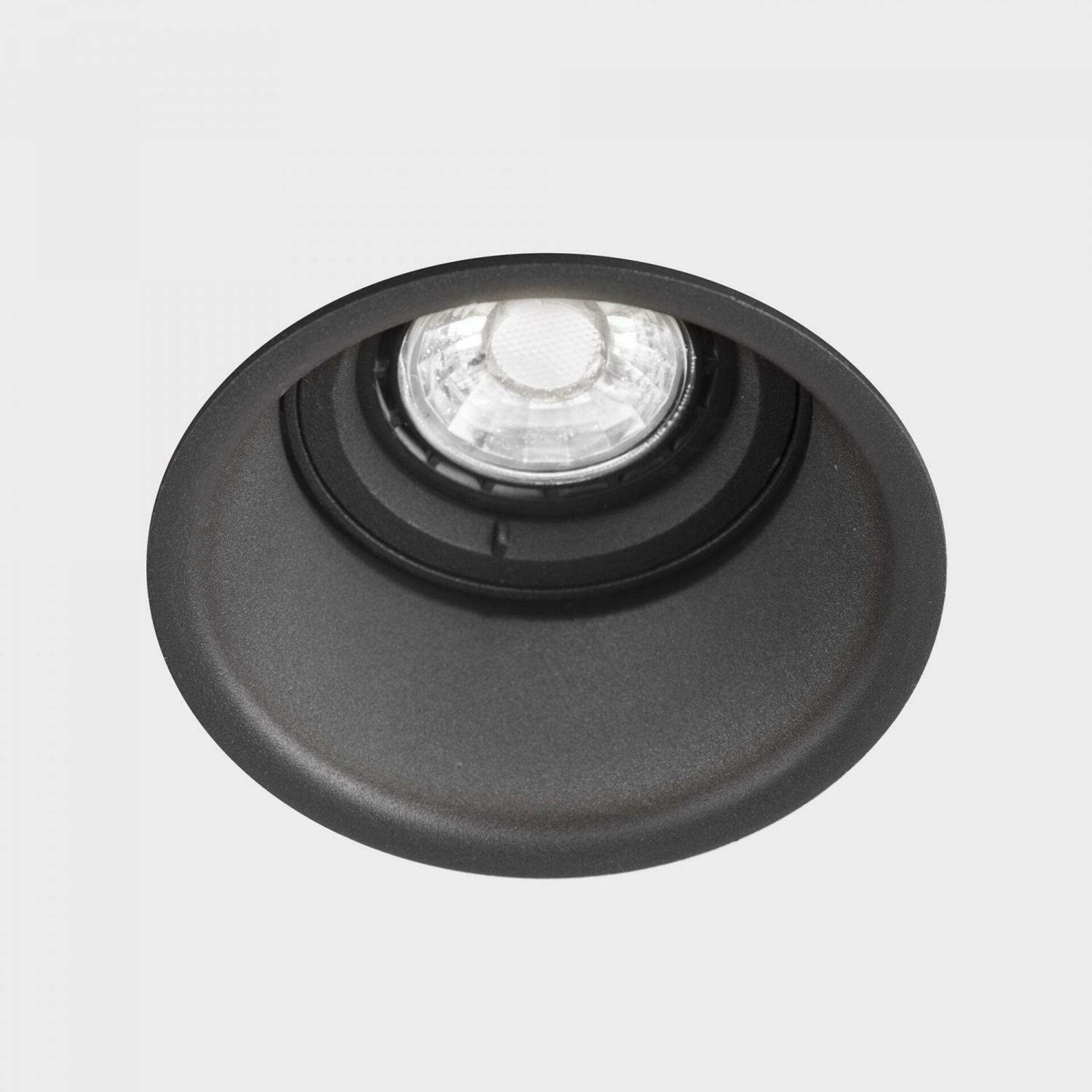 KOHL LIGHTING KOHL-Lighting OZONE zapuštěné svítidlo s rámečkem pr. 90 mm černá 8 W LED