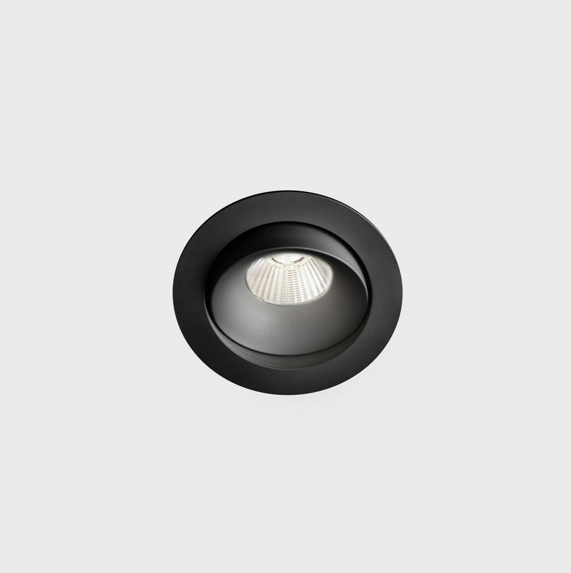 KOHL LIGHTING KOHL-Lighting LUXO TILT zapuštěné svítidlo s rámečkem pr.105 mm černá 38° 12W CRI 90 2700K DALI