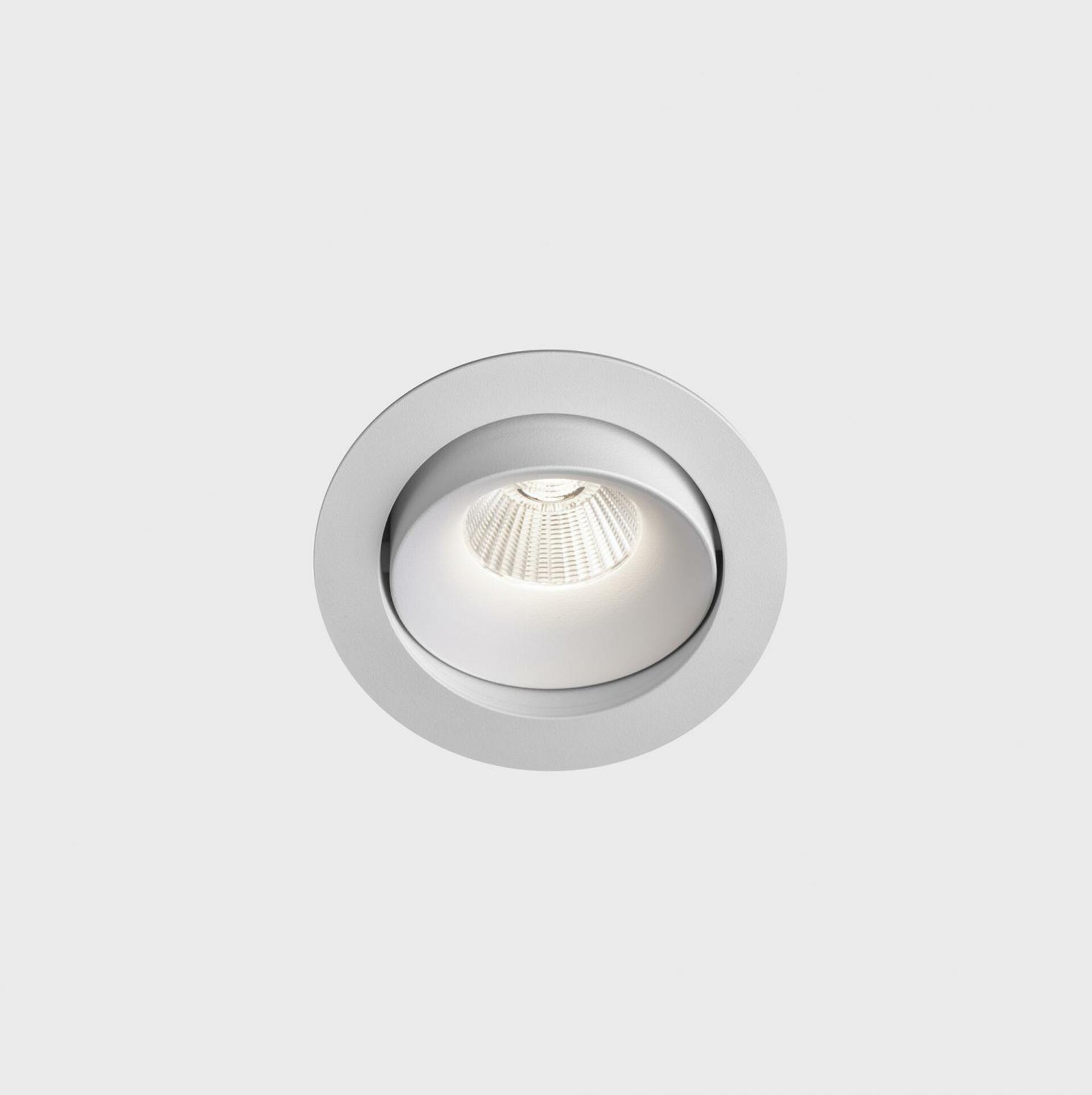 KOHL LIGHTING KOHL-Lighting LUXO TILT zapuštěné svítidlo s rámečkem pr.105 mm bílá 38° 12W CRI 90 2700K Non-Dimm