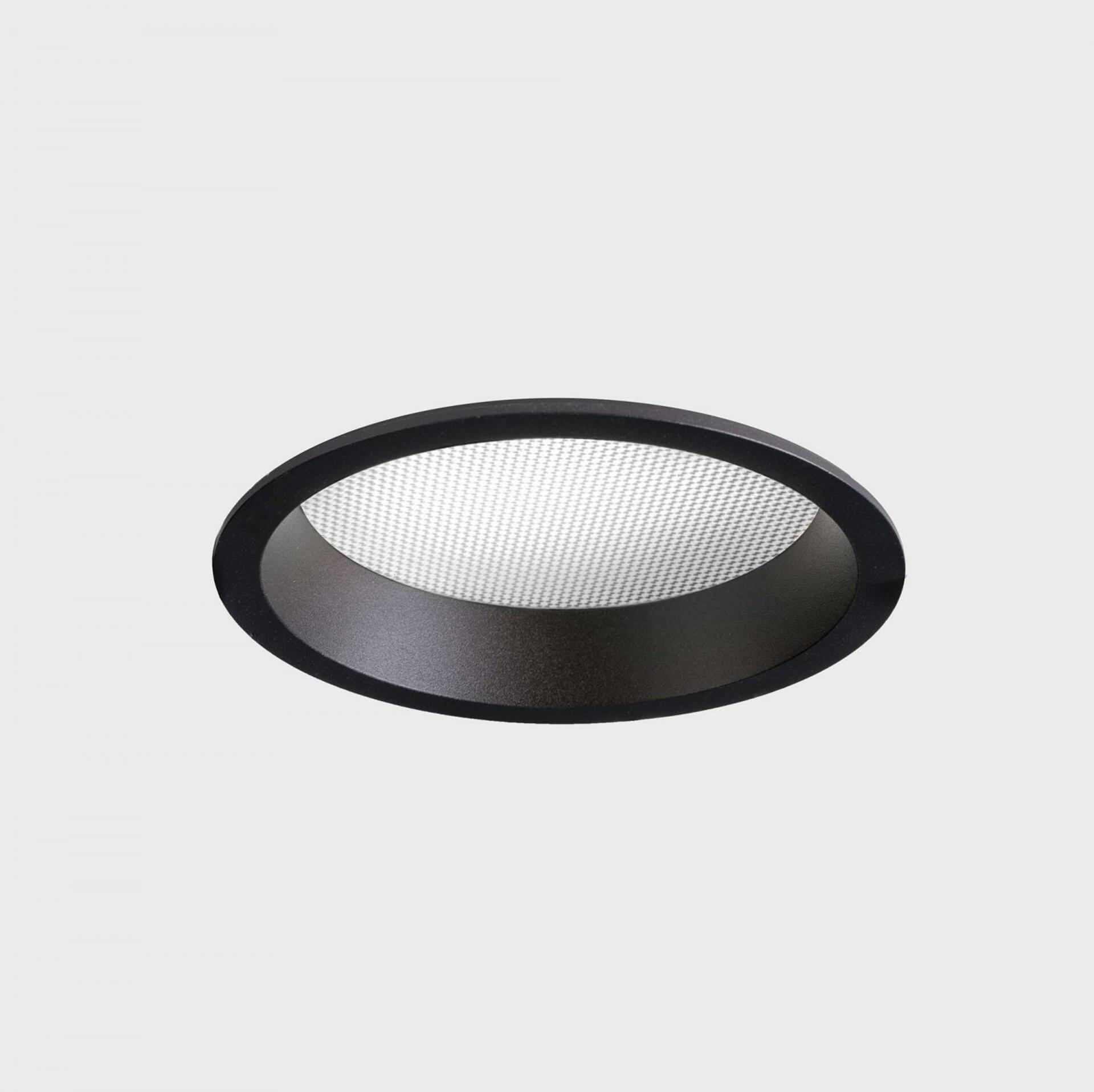 KOHL LIGHTING KOHL-Lighting LIM zapuštěné svítidlo s rámečkem pr. 103 mm černá 7 W CRI 80 3000K DALI