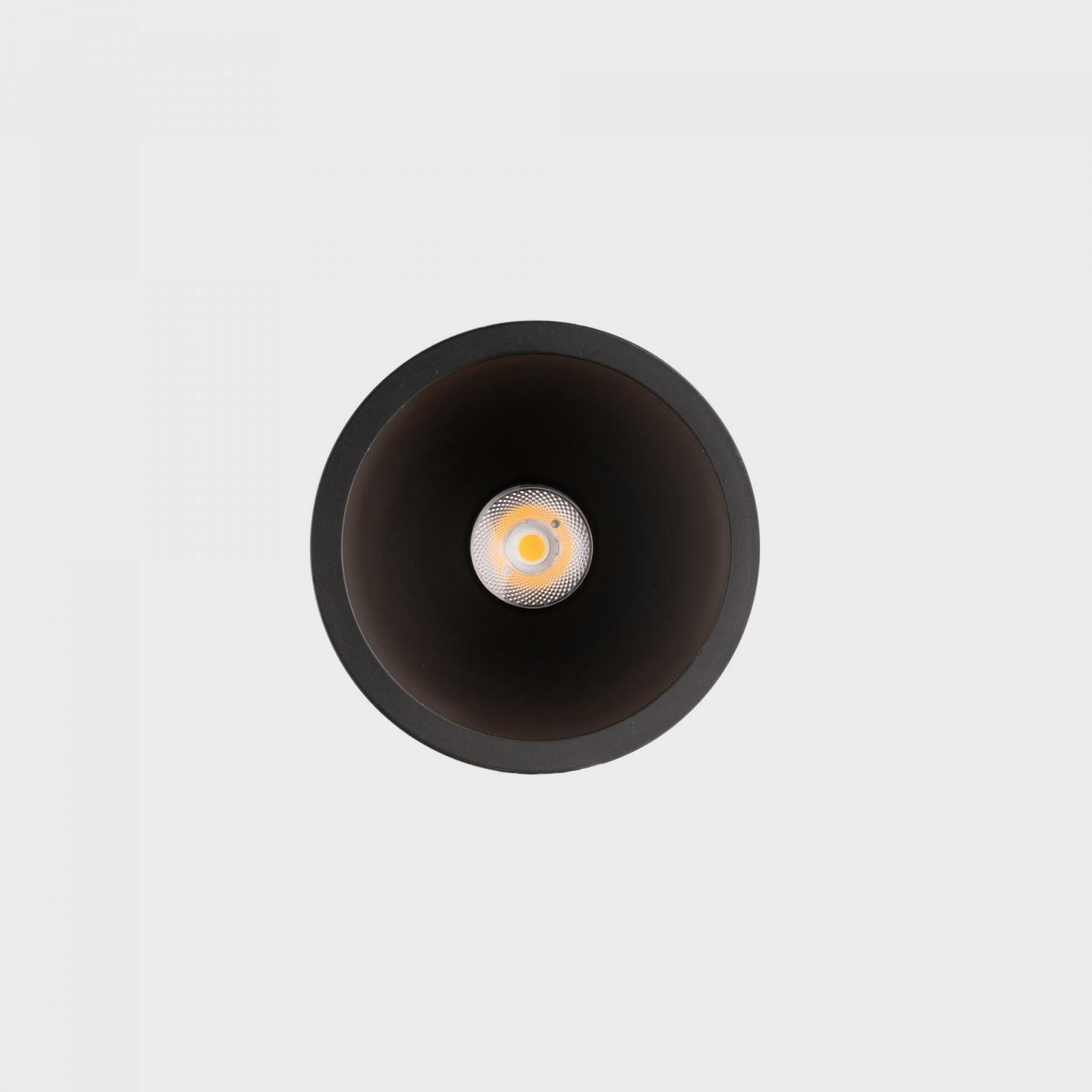 KOHL LIGHTING KOHL-Lighting NOON zapuštěné svítidlo s rámečkem pr. 70 mm černá 38° 5 W  CRI 80 2700K DALI