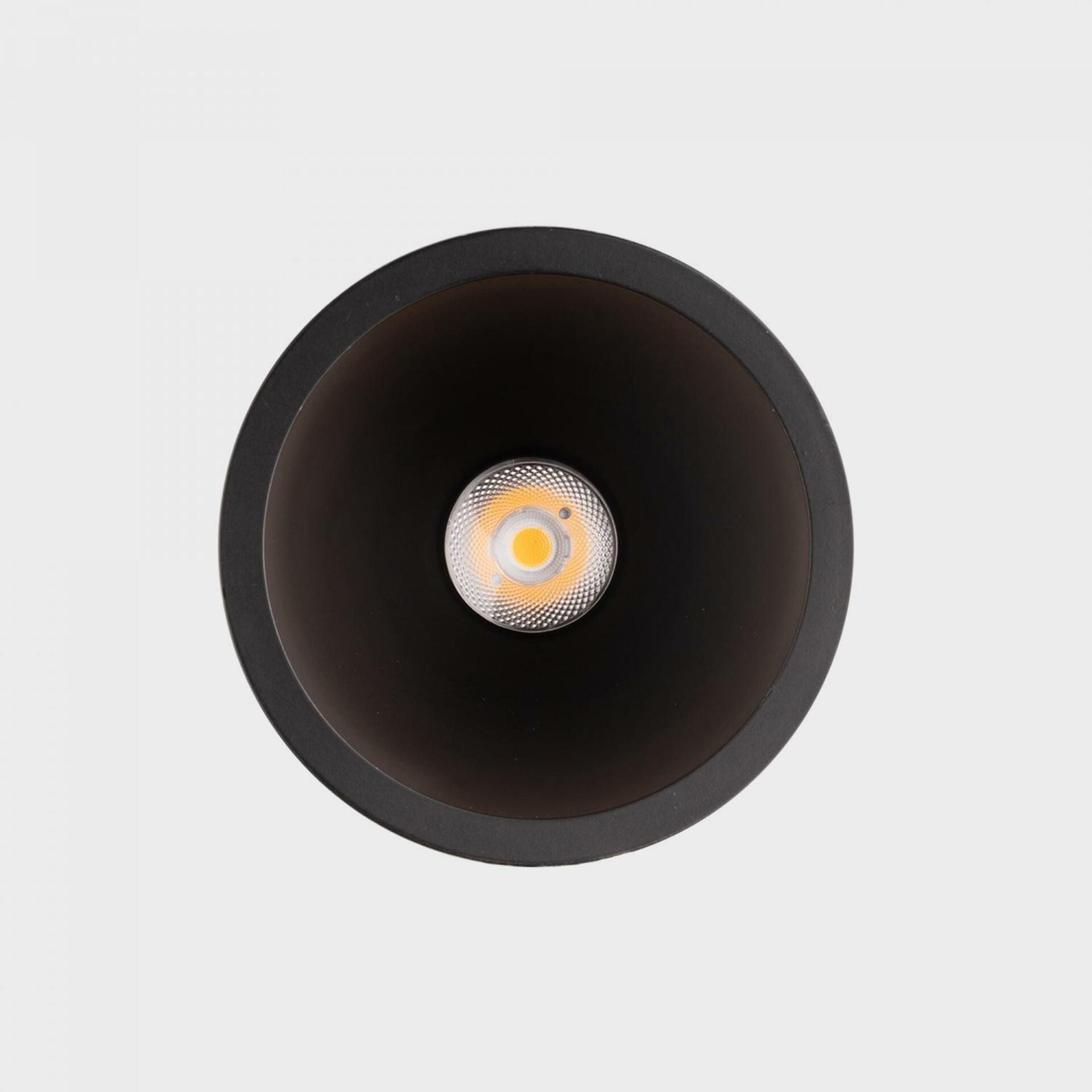 KOHL LIGHTING KOHL-Lighting NOON zapuštěné svítidlo s rámečkem pr.93 mm černá 38° 10 W  CRI 80 2700K Non-Dimm