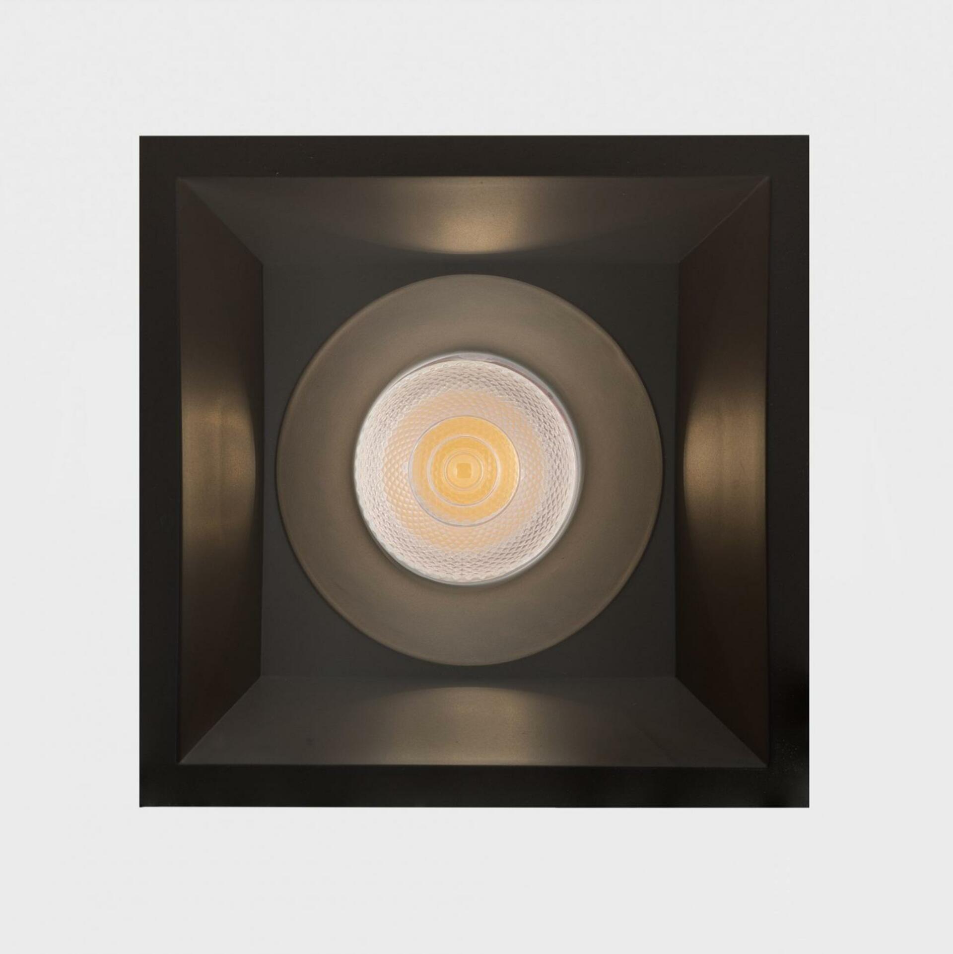 KOHL LIGHTING KOHL-Lighting NOON SQ zapuštěné svítidlo s rámečkem 93x93 mm černá 38° 10 W  CRI 80 4000K PUSH