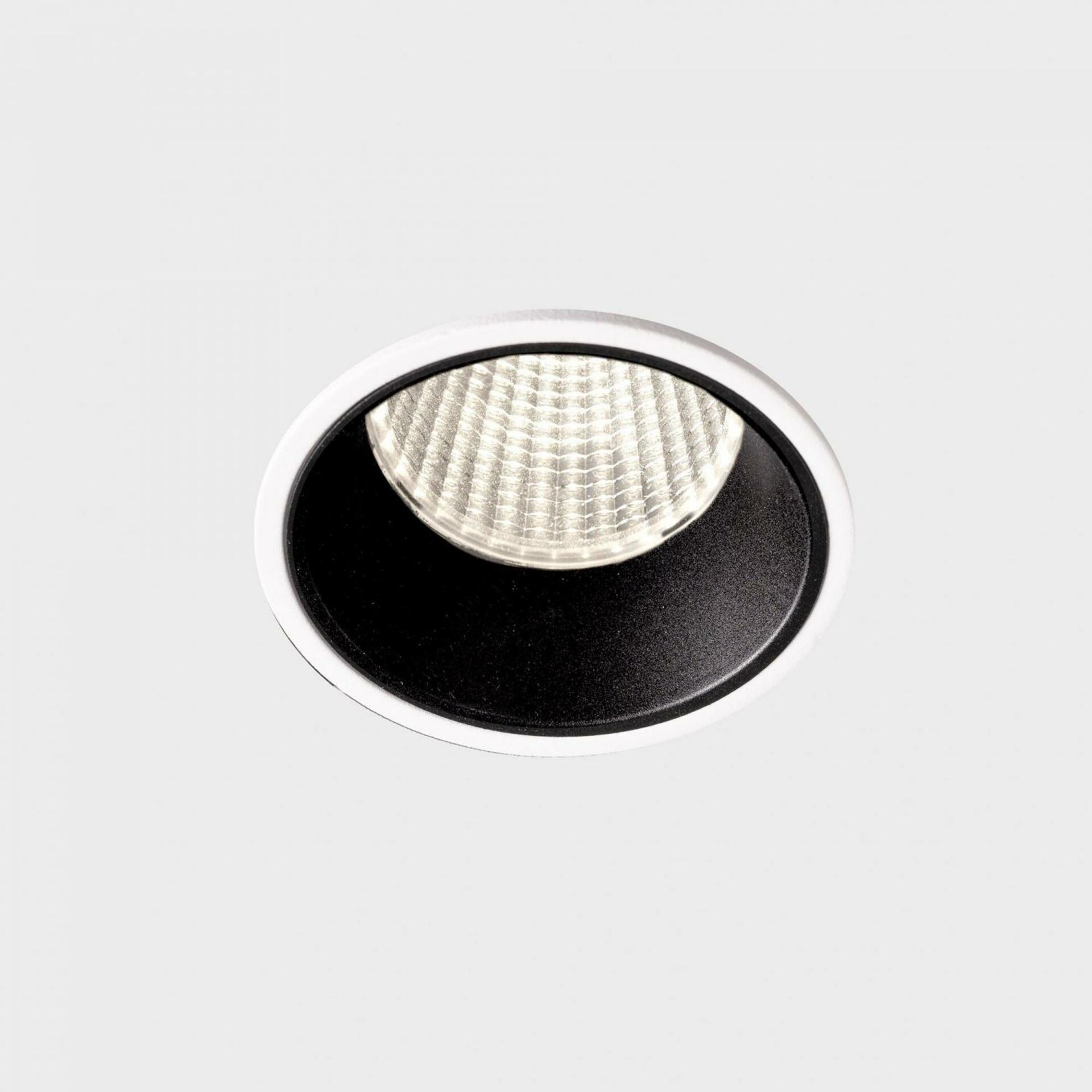 KOHL LIGHTING KOHL-Lighting VERSUS zapuštěné svítidlo s rámečkem pr. 73 mm bílá-černá 38° 10 W CRI 80 4000K PUSH