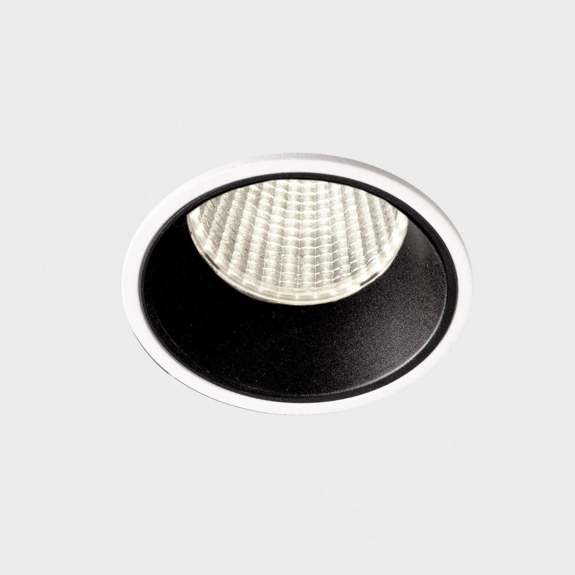 KOHL LIGHTING KOHL-Lighting VERSUS zapuštěné svítidlo s rámečkem pr. 80 mm bílá-černá 38° 15 W CRI 80 3000K 1.10V