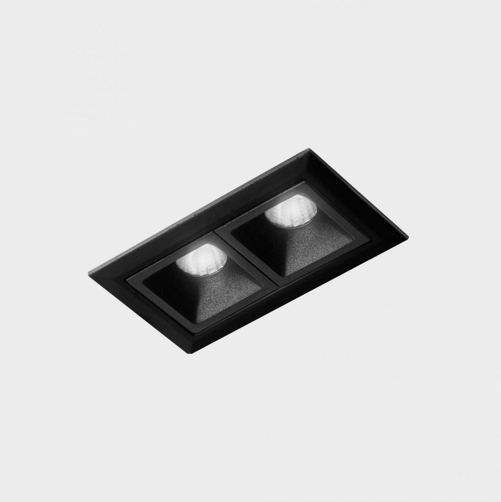 KOHL LIGHTING KOHL-Lighting NSES zapuštěné svítidlo s rámečkem 75x45 mm černá 4 W CRI 90 3000K 1.10V