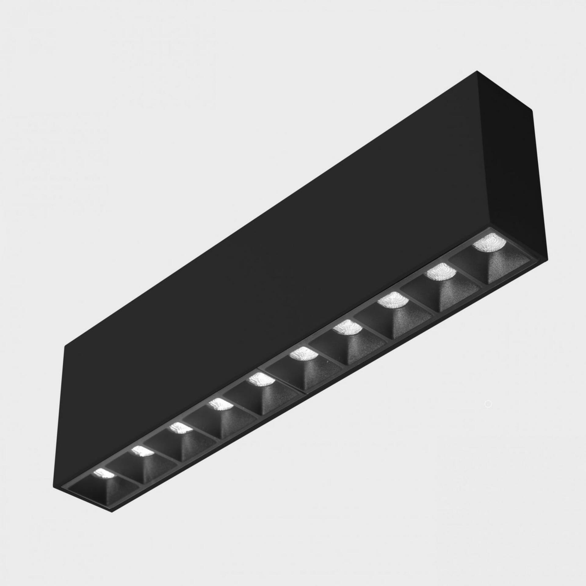 KOHL LIGHTING KOHL-Lighting NSES stropní svítidlo 270x35 mm černá 20 W CRI 90 3000K Non-Dimm