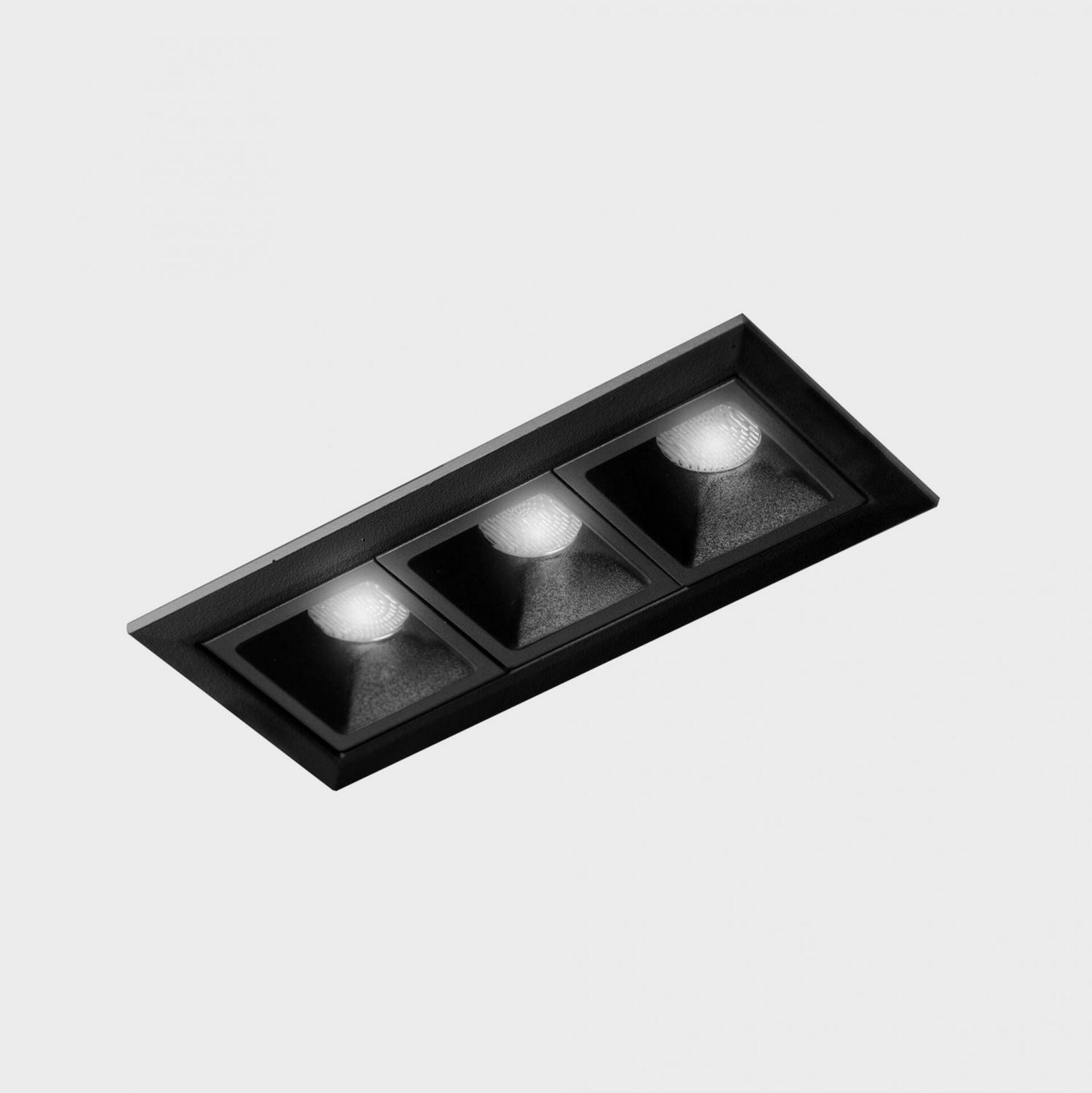 KOHL LIGHTING KOHL-Lighting NSES zapuštěné svítidlo s rámečkem 105x45 mm černá 6 W CRI 90 2700K Non-Dimm