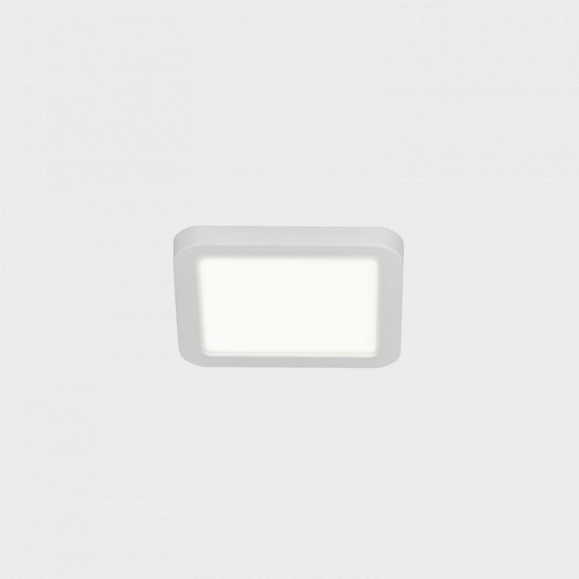 KOHL LIGHTING KOHL-Lighting DISC SLIM SQ zapuštěné svítidlo s rámečkem 90x90 mm bílá 6 W CRI 80 3000K Non-Dimm