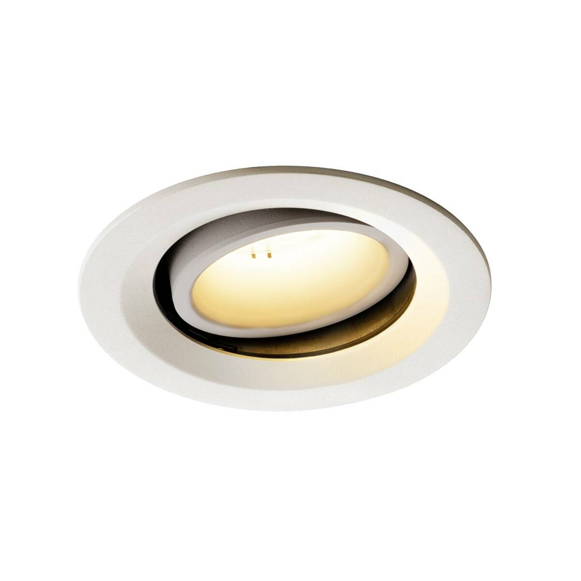 SLV BIG WHITE NUMINOS MOVE DL M vnitřní LED zápustné stropní svítidlo bílá/bílá 2700 K 40° otočné a výkyvné 1003569