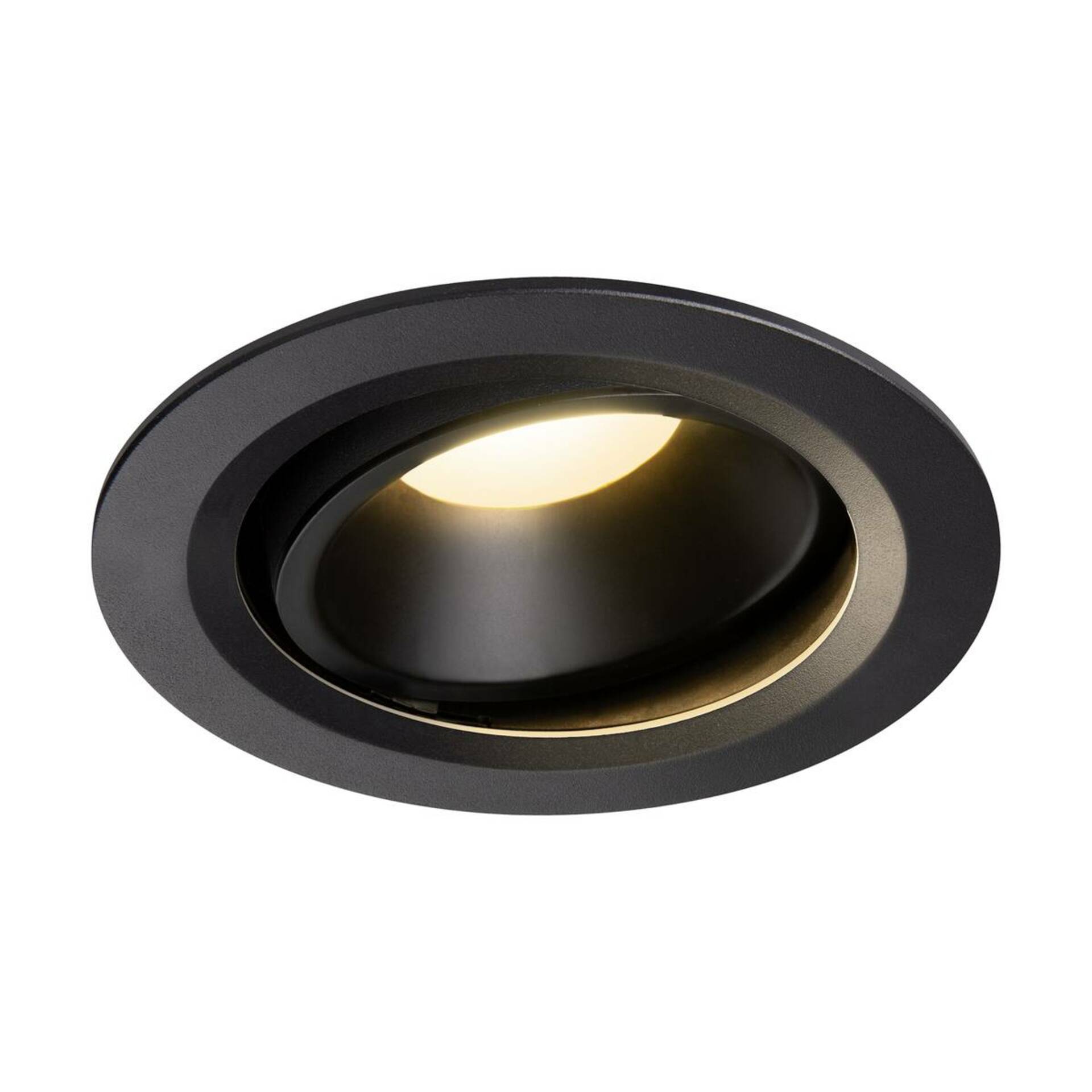 SLV BIG WHITE NUMINOS MOVE DL L vnitřní LED zápustné stropní svítidlo černá/černá 3000 K 40° otočné a výkyvné 1003652