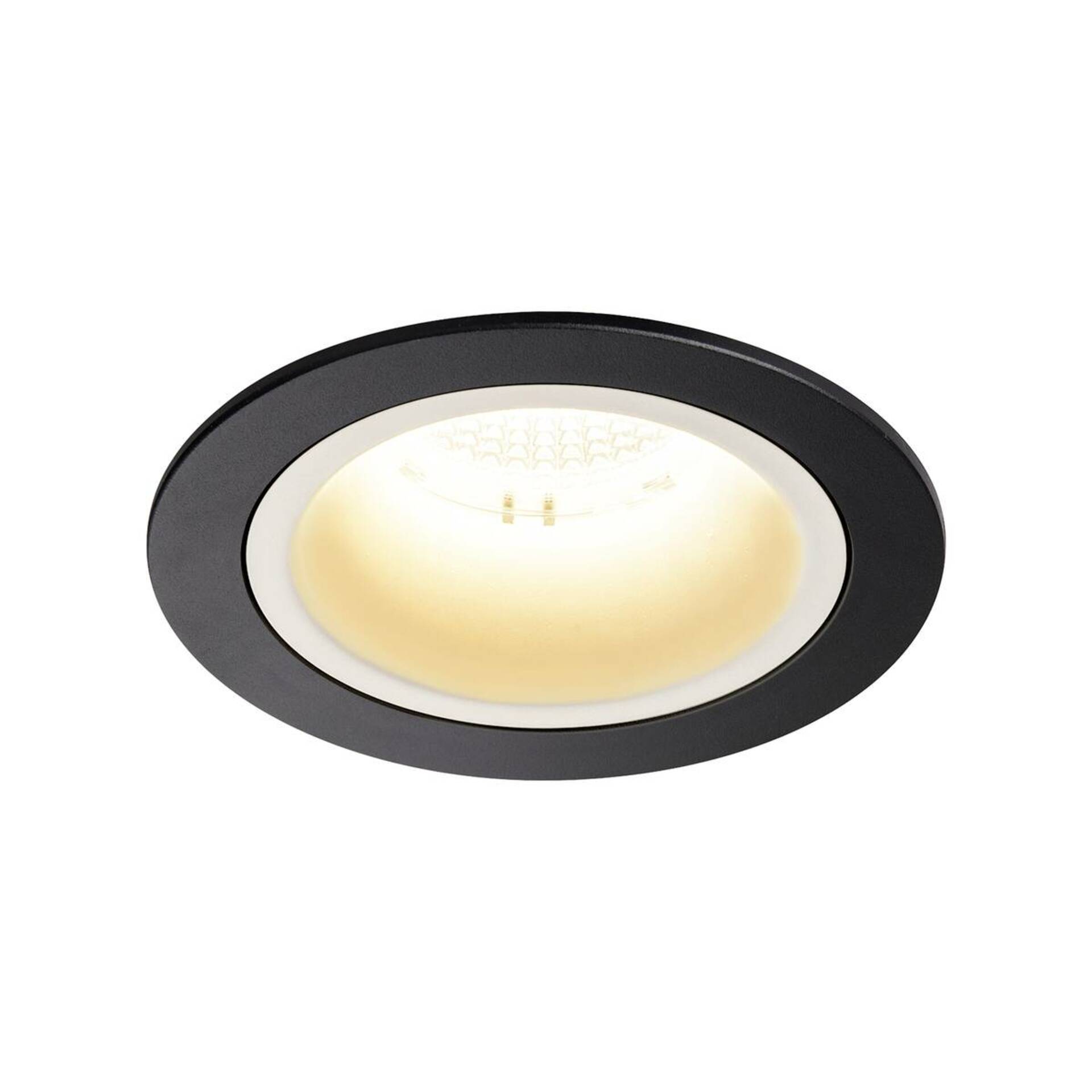 SLV BIG WHITE NUMINOS DL M vnitřní LED zápustné stropní svítidlo černá/bílá 3000 K 40° včetně listových pružin 1003869