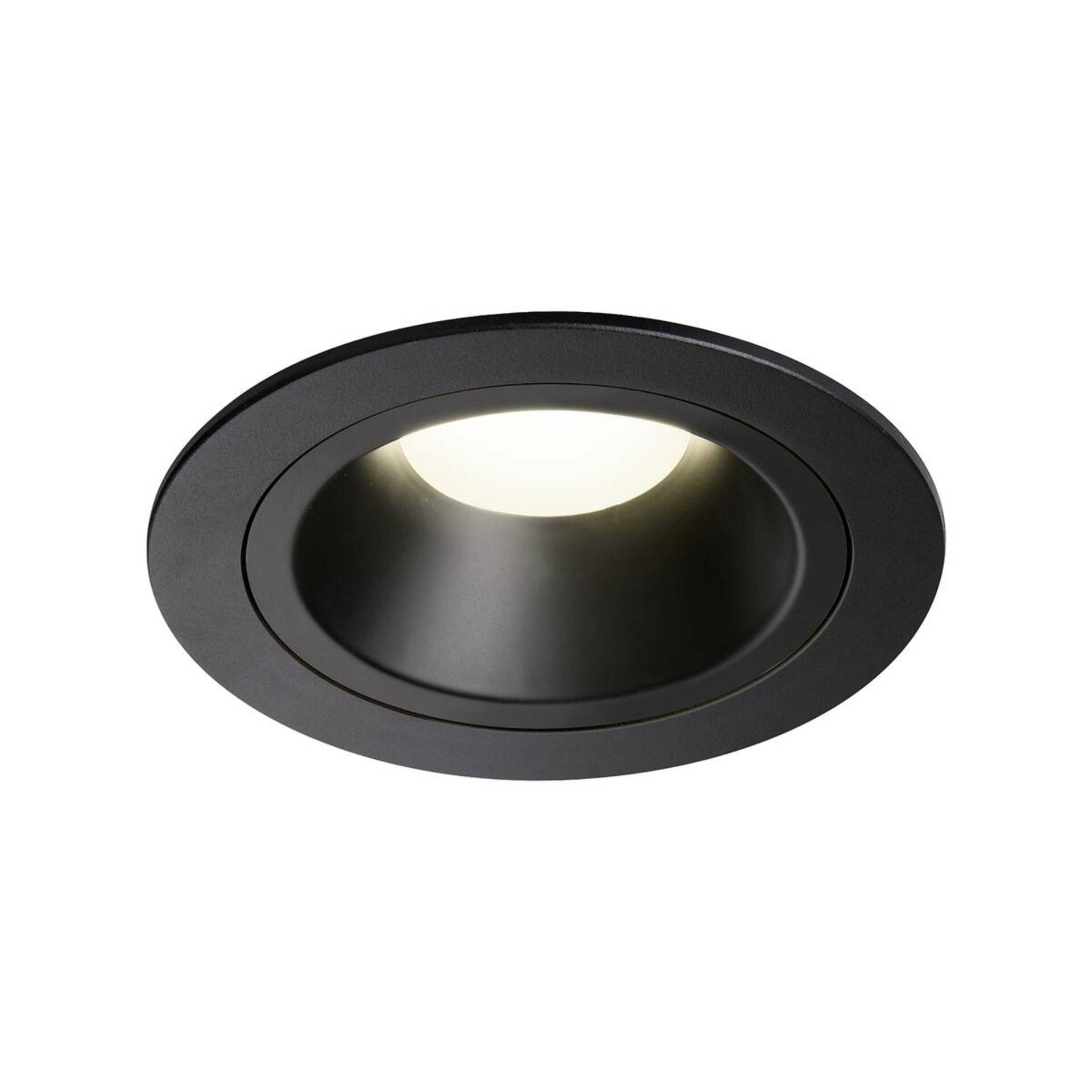 SLV BIG WHITE NUMINOS DL M vnitřní LED zápustné stropní svítidlo černá/černá 4000 K 20° včetně listových pružin 1003889