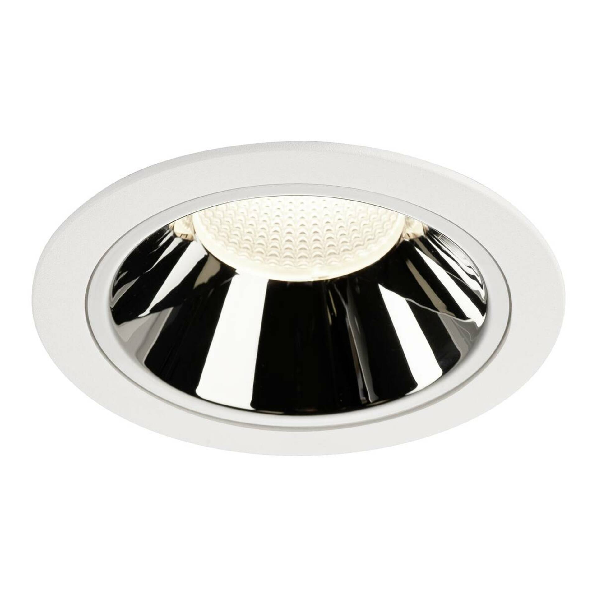 SLV BIG WHITE NUMINOS DL XL vnitřní LED zápustné stropní svítidlo bílá/chrom 4000 K 40° 1004050