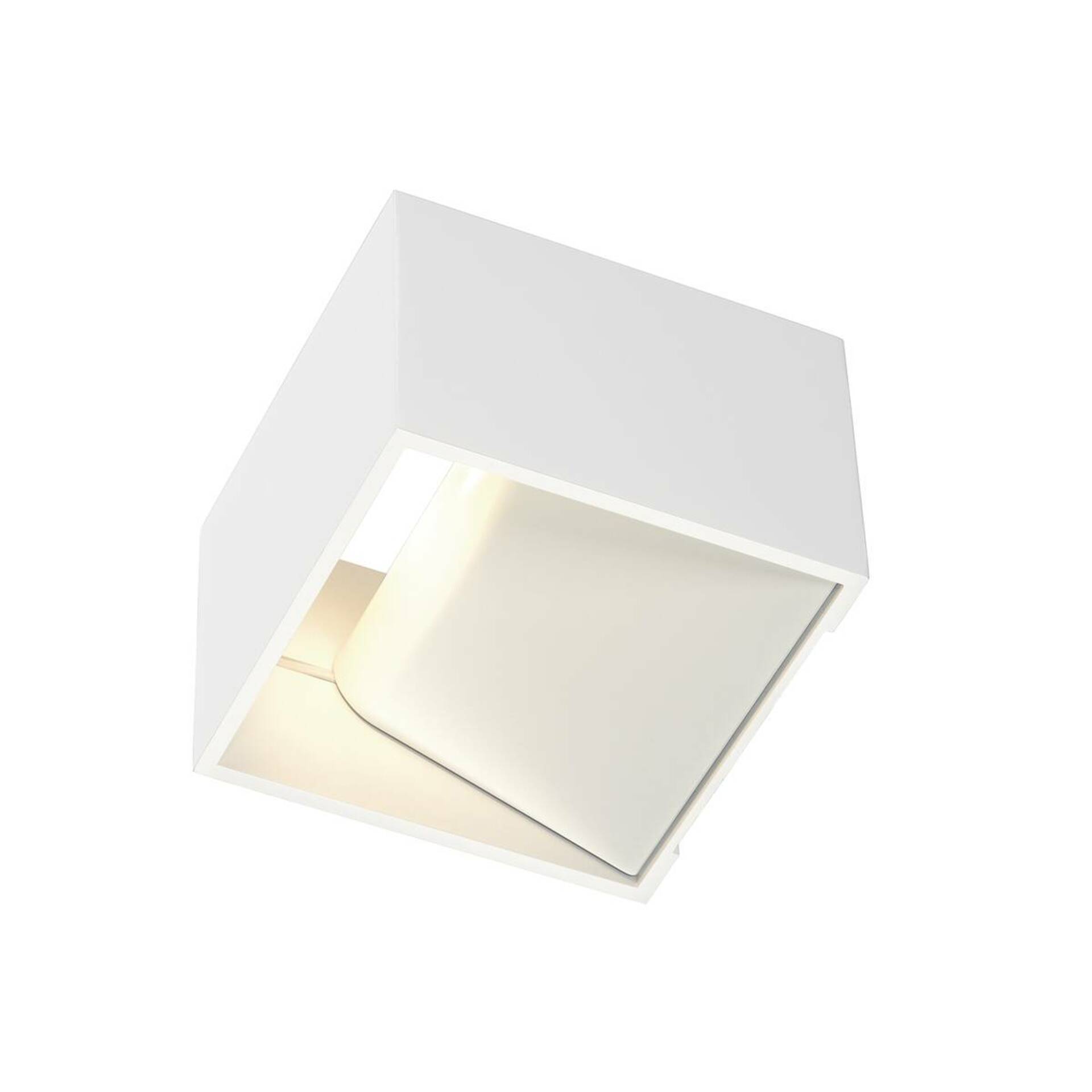 SLV BIG WHITE LOGS IN, nástěnné svítidlo, LED, 3000K, hranaté, bílé, vč. ovladače LED 151321