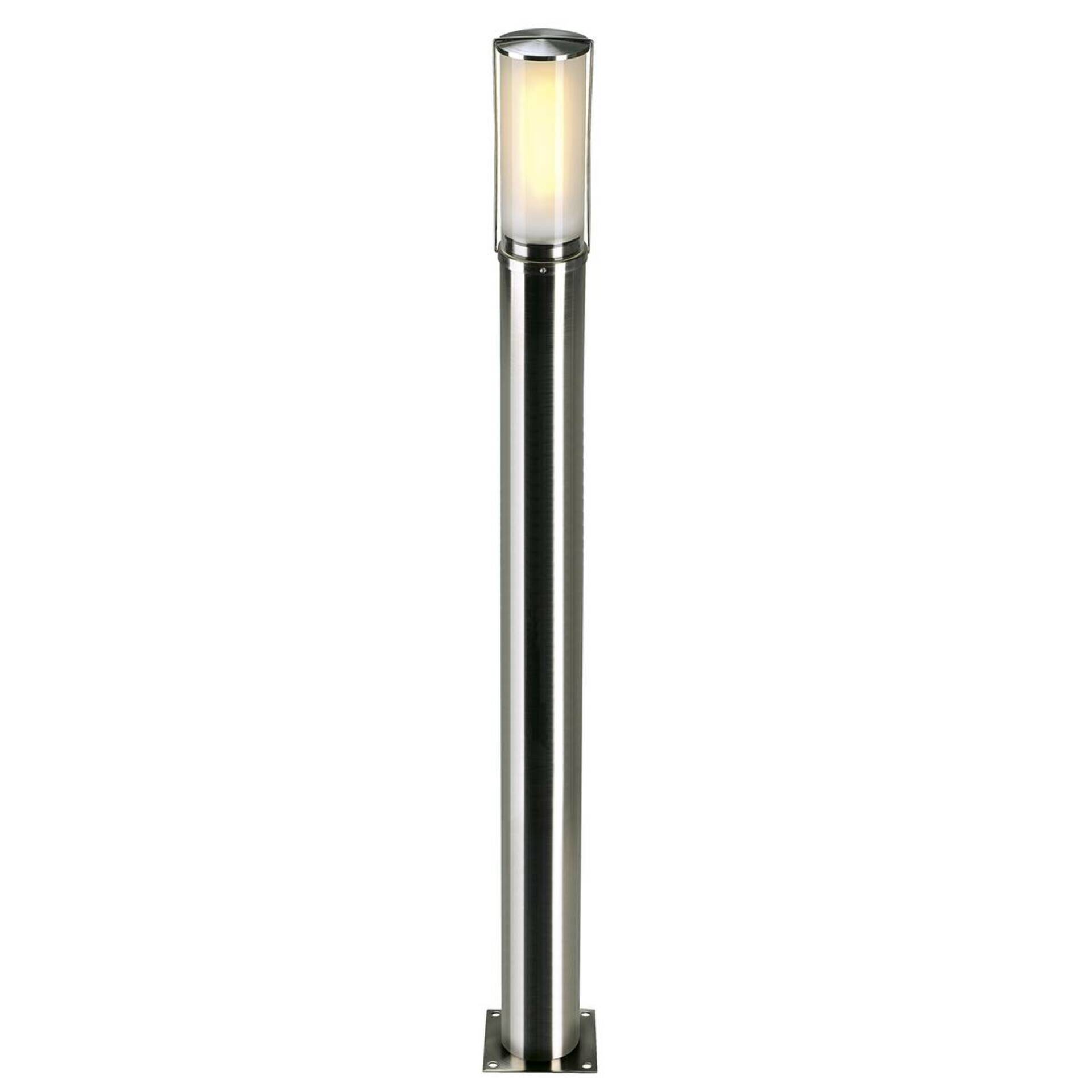 SLV BIG WHITE BIG NAILS 80, venkovní stojací lampa, TC-(D,H,T,Q)SE, IP44, nerezová ocel 304, pr./V 6,5/81 cm, max. 15 W 229172