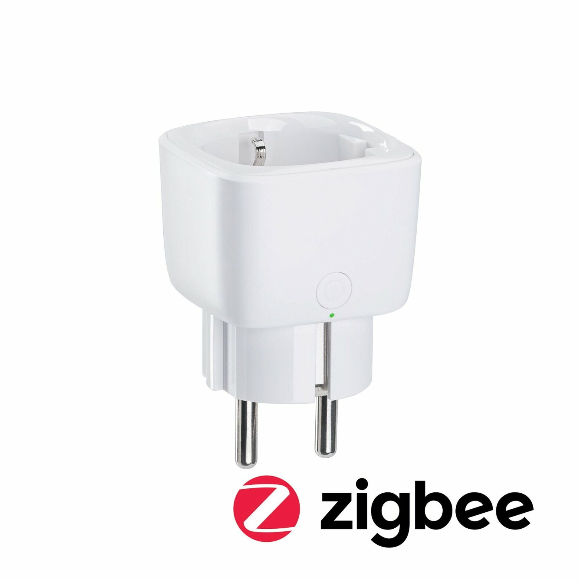 PAULMANN Zásuvka Smart Home Zigbee Smart Plug pro Euro- a Schuko-zástrčku bílá