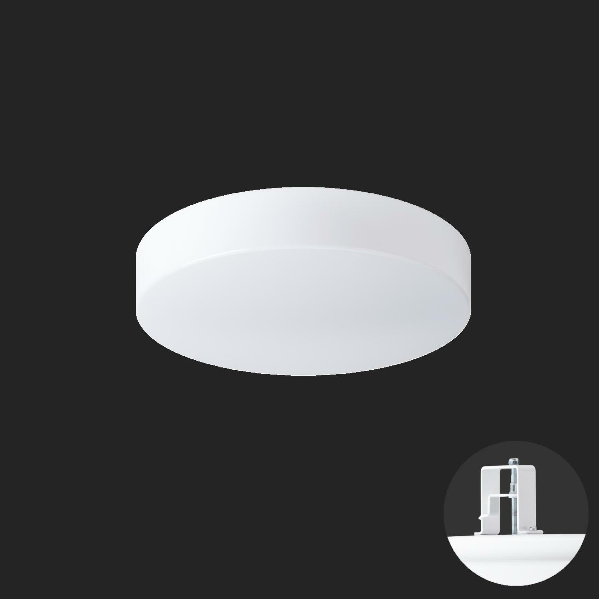 OSMONT 63114 DELIA V1 stropní/nástěnné plastové polovestavné svítidlo bílá IP44 2700-6500 K 18W LED