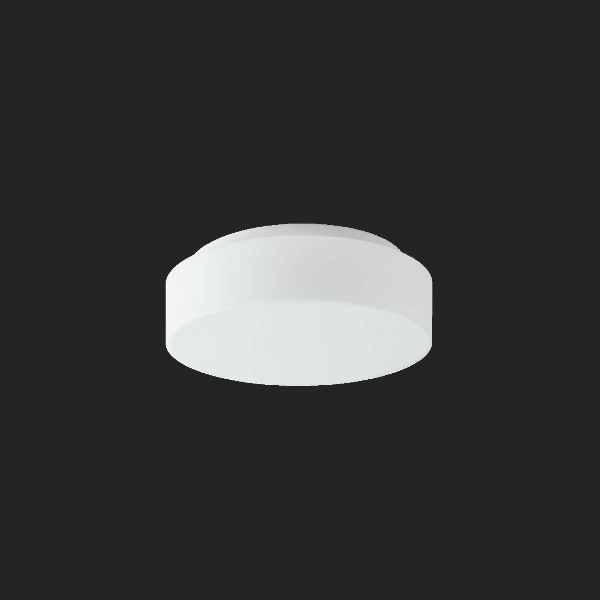 OSMONT 71186 ELSA 1 stropní/nástěnné skleněné svítidlo bílá IP44 3000/4000 K 10W LED