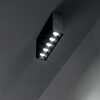 LED Stropní bodové svítidlo Ideal Lux Lika 10W Surface BK 244884 1100lm 3000K IP20 černé