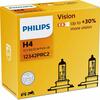 Philips H4 12V 60/55W P43t Vision +30% 2ks 12342PRC2