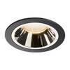 BIG WHITE NUMINOS DL L vnitřní LED zápustné stropní svítidlo černá/chrom 2700 K 20° 1003915