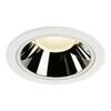 BIG WHITE NUMINOS DL XL vnitřní LED zápustné stropní svítidlo bílá/chrom 3000 K 20° 1004023