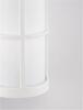 NOVA LUCE venkovní nástěnné svítidlo STONE bílý hliník a akryl E27 1x12W 220-240V IP54 bez žárovky 9002850