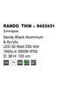 NOVA LUCE závěsné svítidlo RANDO THIN černý hliník a akryl LED 30W 230V 3000K IP20 stmívatelné 9453431