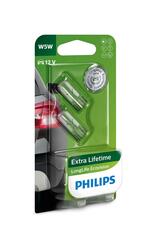 Philips W5W 12V 5W W2,1x9,5d LongLife EcoVision blistr  2ks 12961LLECOB2