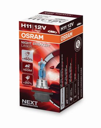 OSRAM H11 64211NL NIGHT BREAKER LASER 55W 12V +150%