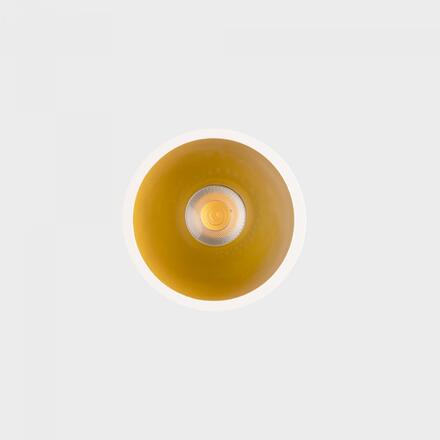 KOHL-Lighting NOON zapuštěné svítidlo s rámečkem pr. 70 mm bílá-zlatá 38° 5 W  CRI 80 3000K DALI