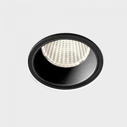 KOHL-Lighting VERSUS zapuštěné svítidlo s rámečkem pr. 80 mm černá 38° 15 W CRI 80 3000K 1.10V