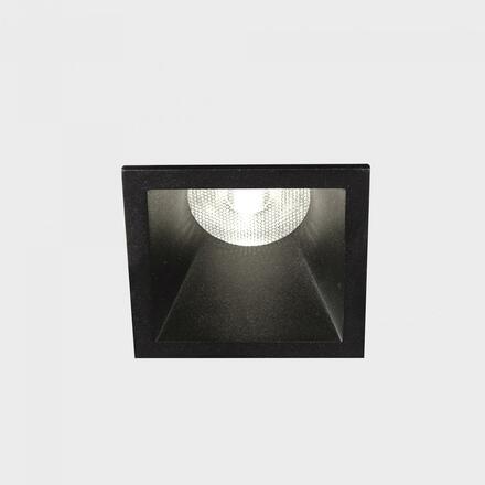 KOHL-Lighting VERSUS MUZZY SQ zapuštěné svítidlo s rámečkem 56x56mm černá 16° 9 W CRI 80 4000K Non-Dimm