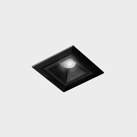KOHL-Lighting NSES zapuštěné svítidlo s rámečkem 45x45 mm černá 2 W CRI 90 3000K PUSH