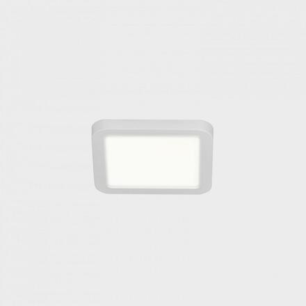 KOHL-Lighting DISC SLIM SQ zapuštěné svítidlo s rámečkem 90x90 mm bílá 6 W CRI 80 3000K Non-Dimm