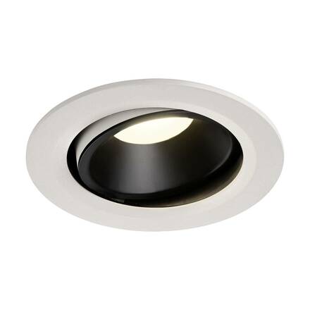BIG WHITE NUMINOS MOVE DL L vnitřní LED zápustné stropní svítidlo bílá/černá 4000 K 40° otočné a výkyvné 1003688
