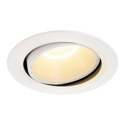 BIG WHITE NUMINOS MOVE DL XL vnitřní LED zápustné stropní svítidlo bílá/bílá 3000 K 55° otočné a výkyvné 1003740