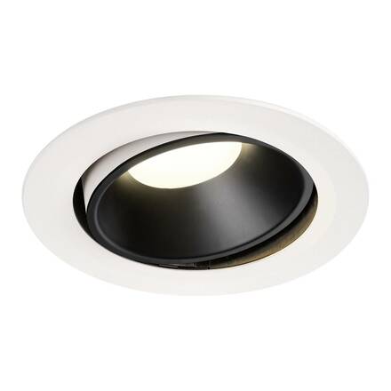 BIG WHITE NUMINOS MOVE DL XL vnitřní LED zápustné stropní svítidlo bílá/černá 4000 K 40° otočné a výkyvné 1003760