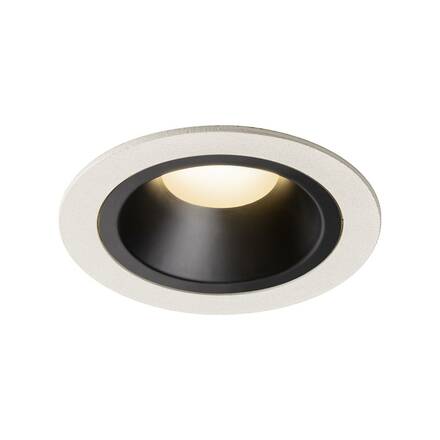 BIG WHITE NUMINOS DL M vnitřní LED zápustné stropní svítidlo bílá/černá 3000 K 55° včetně listových pružin 1003883