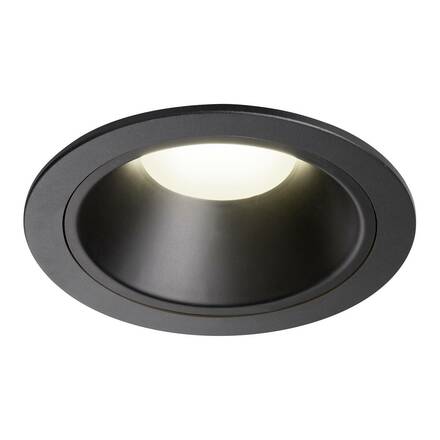 BIG WHITE NUMINOS DL XL vnitřní LED zápustné stropní svítidlo černá/černá 4000 K 55° 1004039