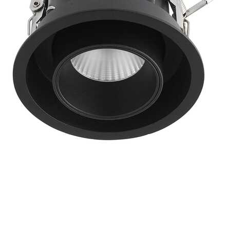 LED Stropní zápustné bodové svítidlo Ideal Lux Nova 12W 3000K BK 248189 1000lm IP20 černé