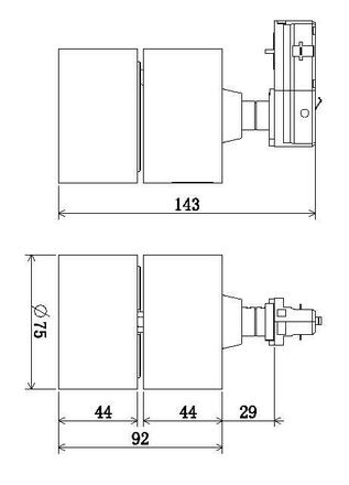 Deko-Light 1-fázový kolejnicový systém bodové svítidlo, Uni II Mini, Tilt, 11,3 W, DIM, 2700 K, 220-240V černá 160 mm 707188