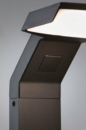 PAULMANN LED stojací svítidlo Zenera neláká hmyz IP44 670mm 2200 - 3000K 10W 230V antracit kov