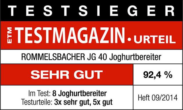 Jogurtovač Rommelsbacher JG 40