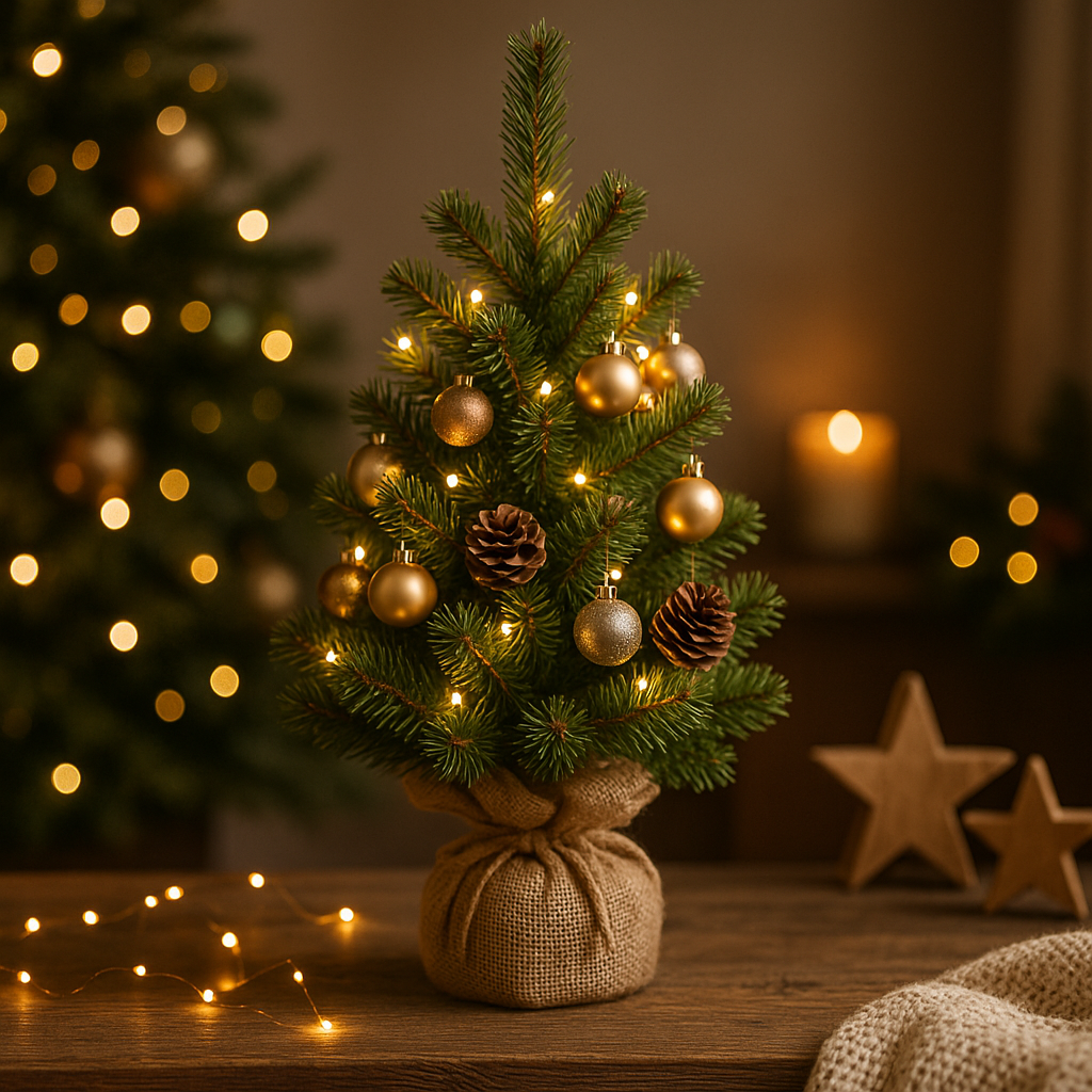 Vánoční stromky a věnce